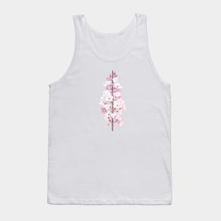 cherry blossom ink and watercolor 3 Tank Top